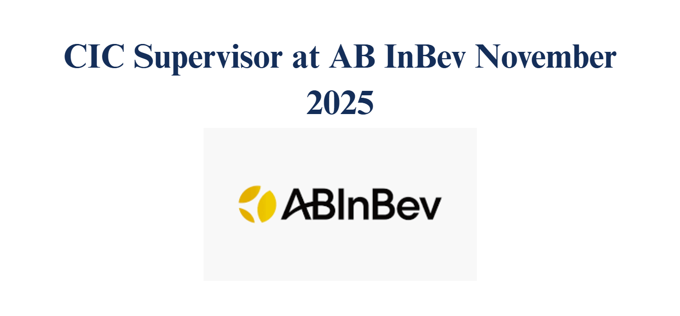 CIC Supervisor at AB InBev