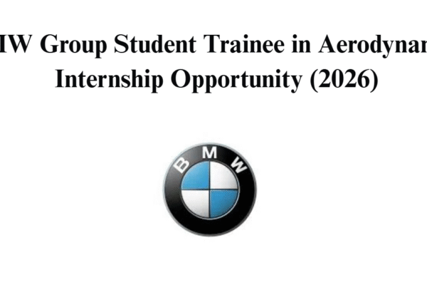 BMW Group Student Trainee in Aerodynamics Internship