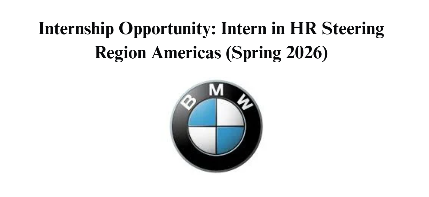 Intern in HR Steering Region Americas