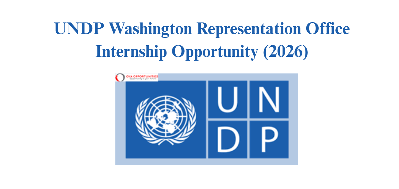 UNDP Washington Representation Office Internship Opportunity (2026)