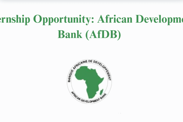 Internship Opportunity: African Development Bank (AfDB)