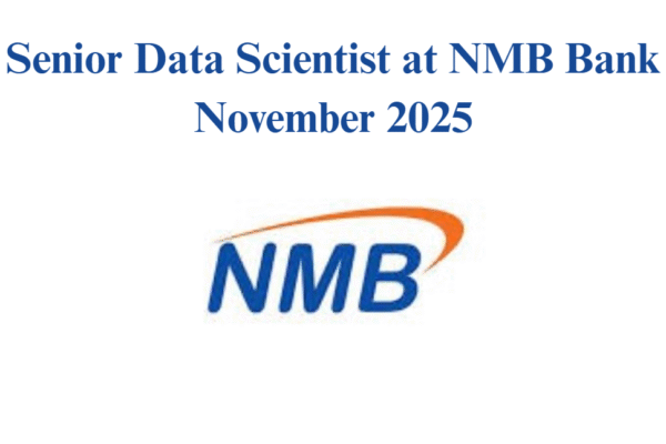 Senior Data Scientist at NMB Bank November 2025