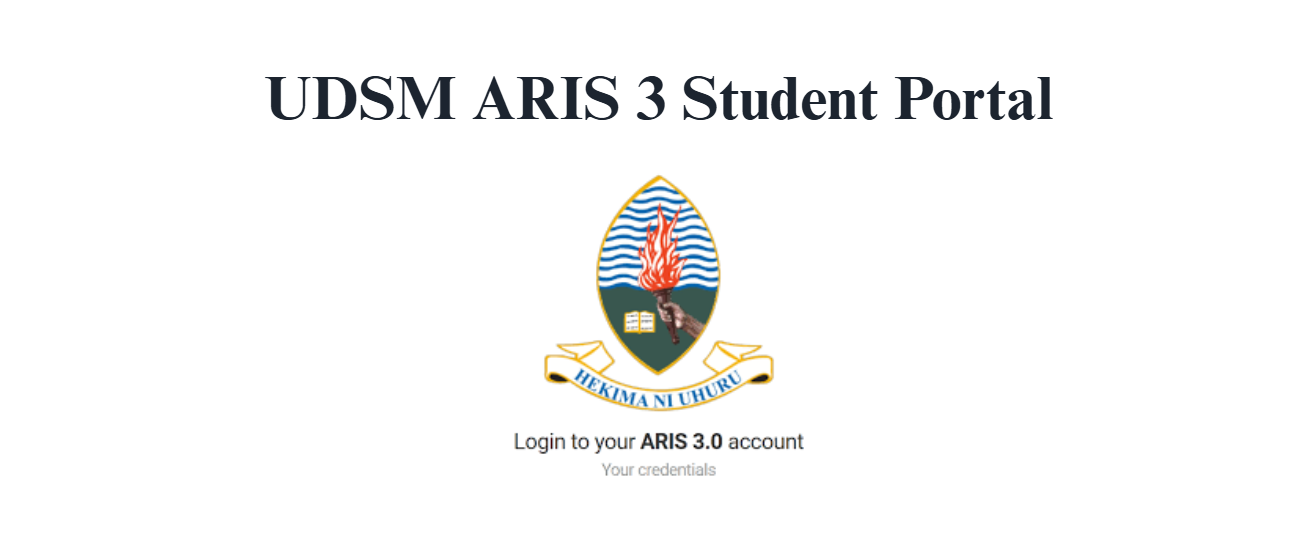 UDSM ARIS 3 Student Portal