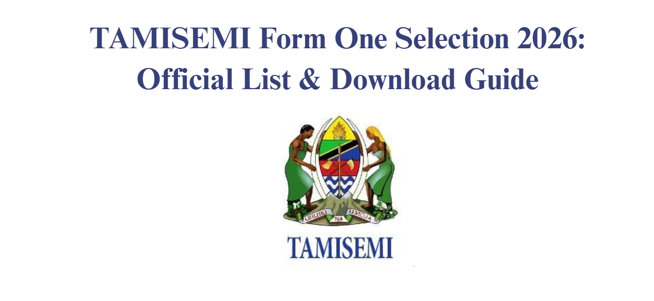 TAMISEMI Form One Selection