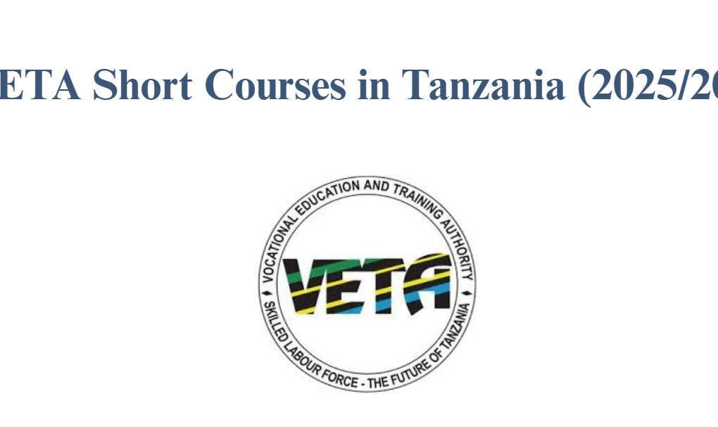 VETA Short Courses in Tanzania (2025/2026)