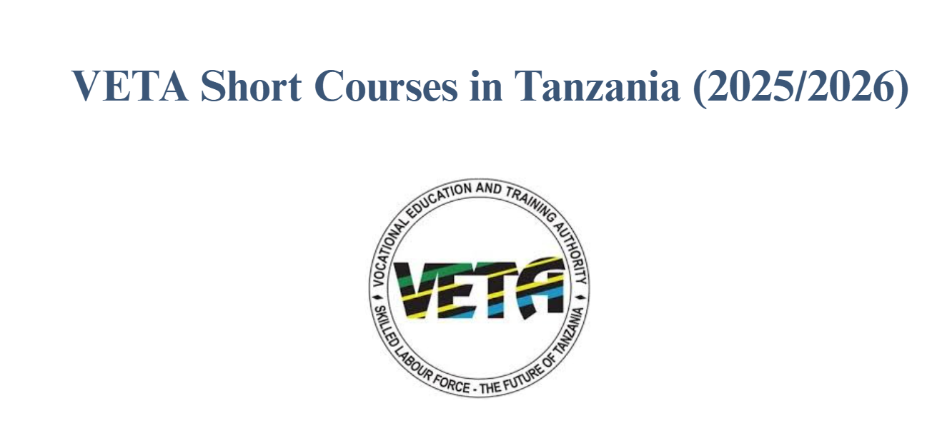 VETA Short Courses in Tanzania (2025/2026)