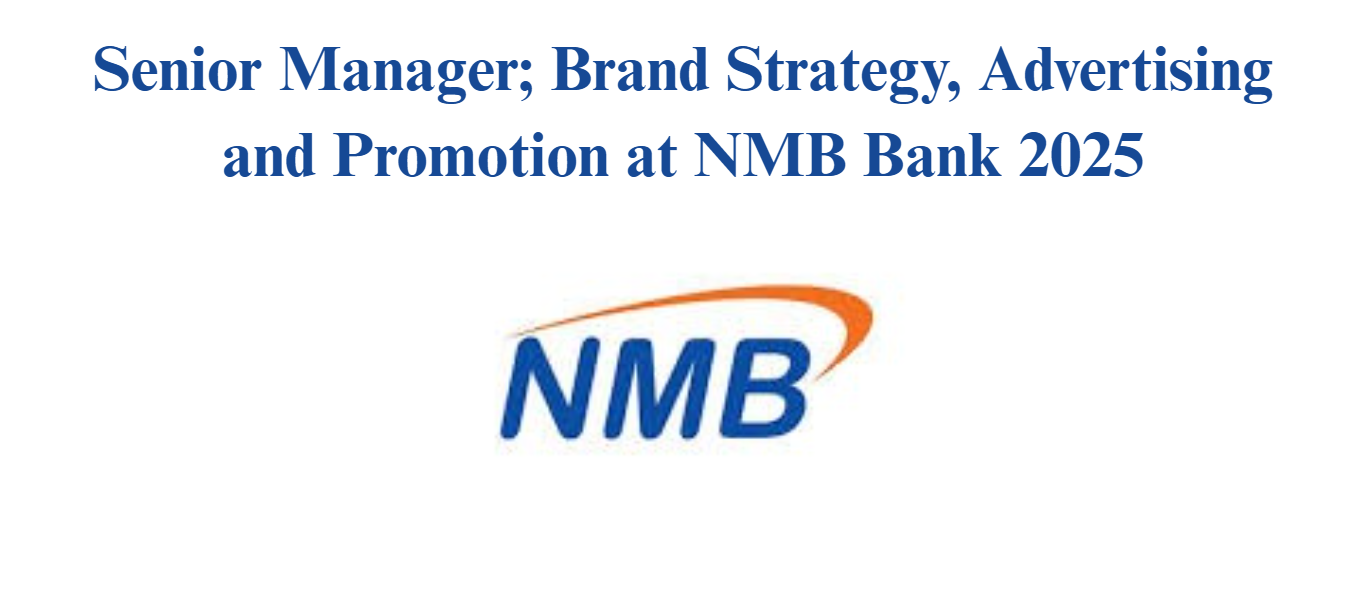 Senior Manager; Brand Strategy, Advertising and Promotion at NMB Bank